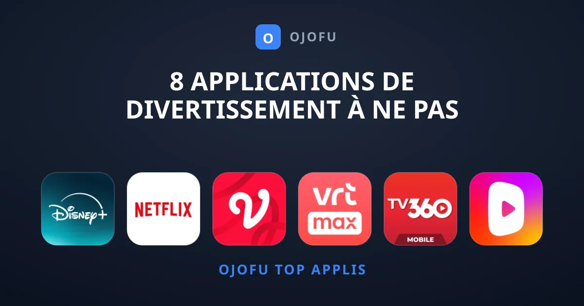 8 Applications de Divertissement à ne Pas Manquer